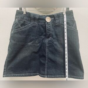 Boom Boom Denim Skirt - Women’s Blue Denim Mini. Size Large